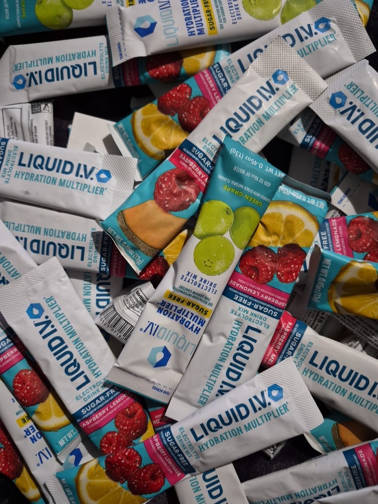 Liquid IV Hydration Sugar Free VARIETY PACK Lot of 39 0.56 oz Stick Packs READ