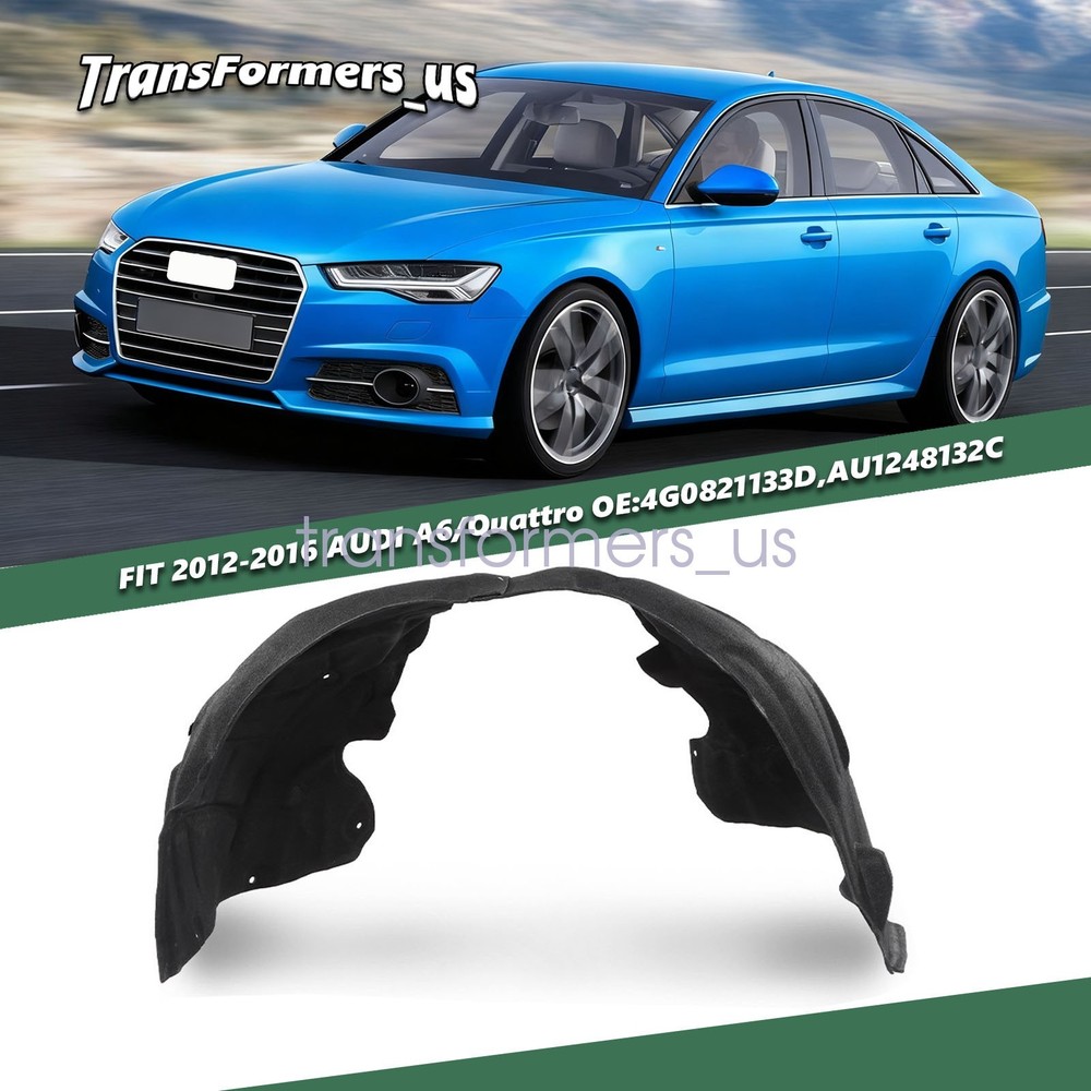Fender Liner Front Driver Side Fit 2012 2013 -2016 Audi A6 Quattro S6 4G0821133D