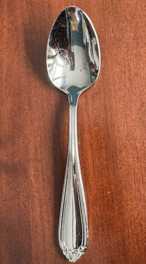 Lenox BELLINA Stainless 18/10 Glossy Flower Tip Silverware Flatware Large Spoons