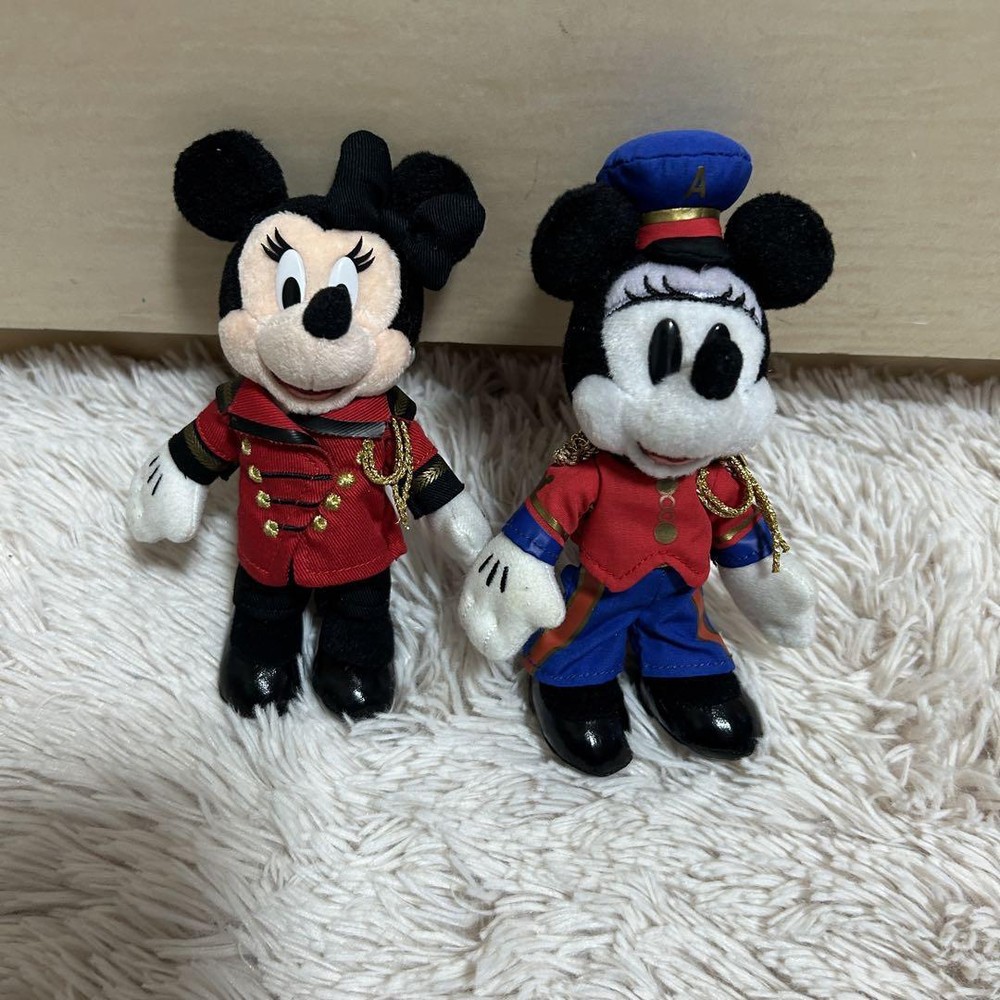 Minnie plush toy badge set #9a99a6