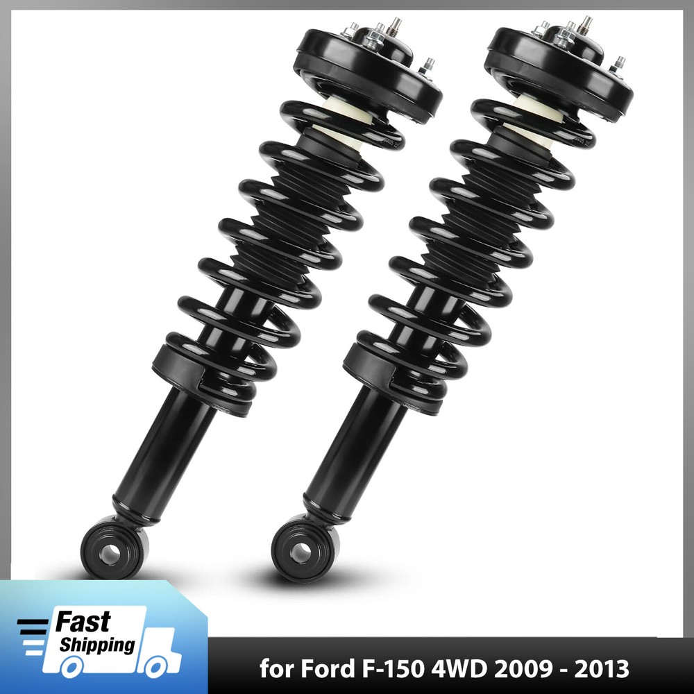 2 Front Complete Strut Assembly Shock Absorber for 2009-2013 for Ford F-150 4x4
