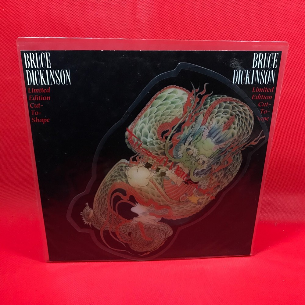 BRUCE DICKINSON Tattooed Millionaire 1990 UK shaped 7