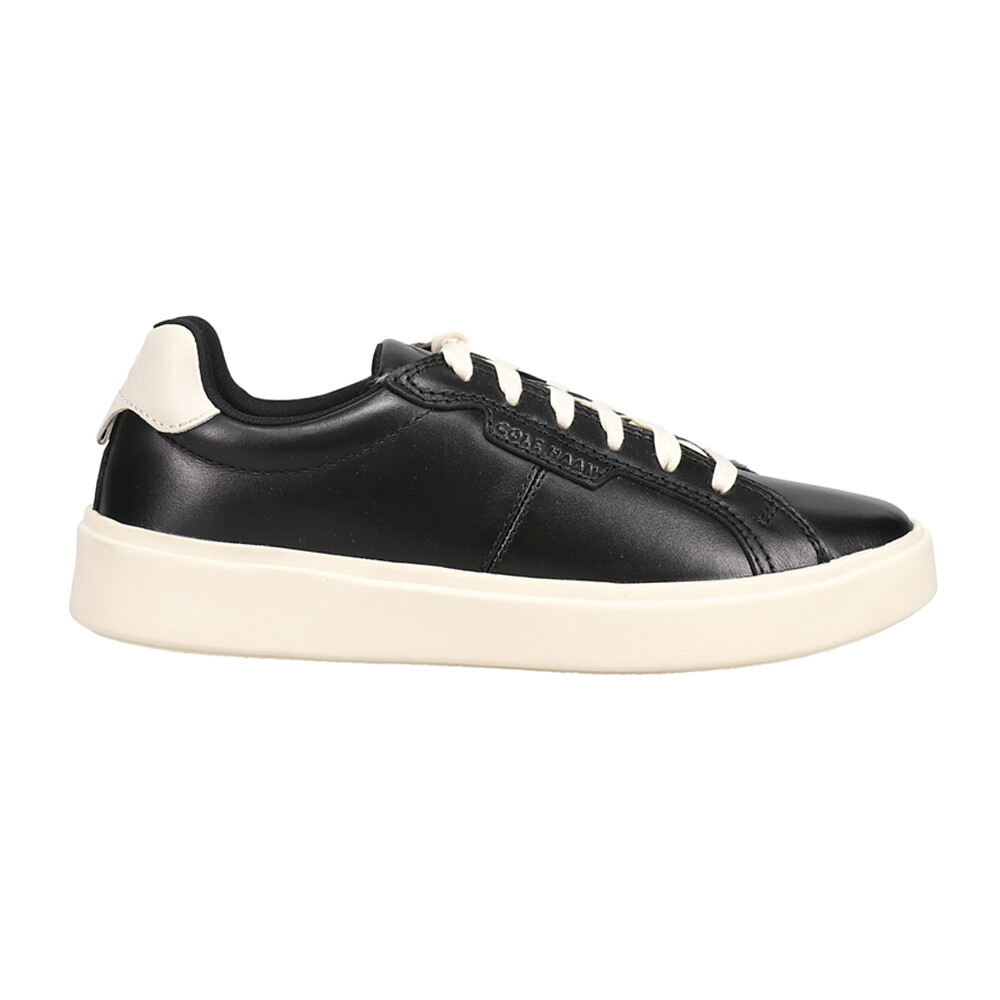 Cole Haan Womens Danica Black Casual Lace-Up Sneakers W28046