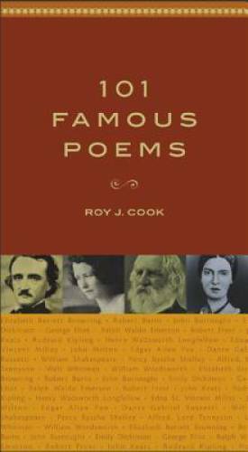 101 Famous Poems (NTC Reference) - Hardcover By Roy J. Cook - VERY GOOD