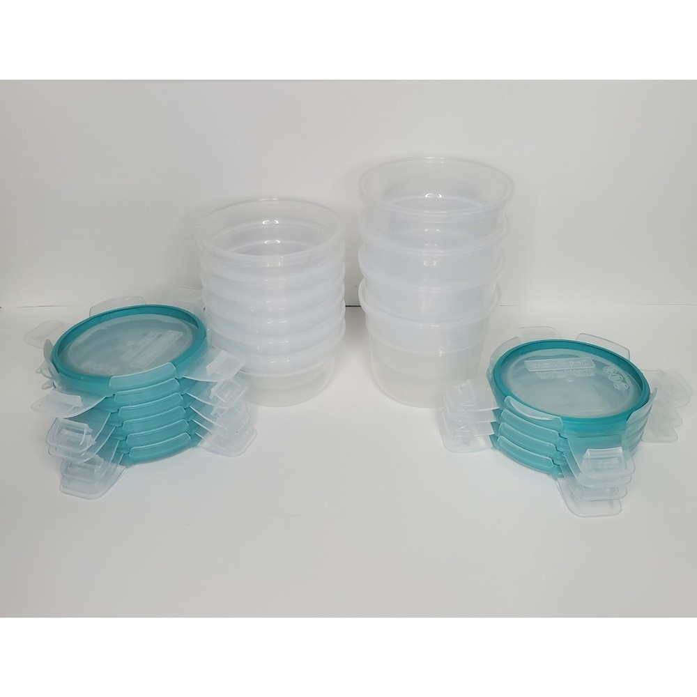 Snapware 10-Piece Plastic Food Storage Container Set with Secure Lids  