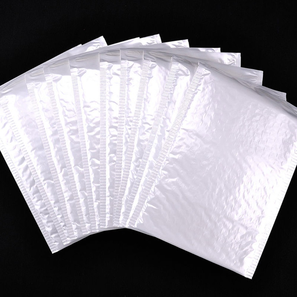 10pcs Durable Tear-Resistant Bubble Mailers for Secure Shipping