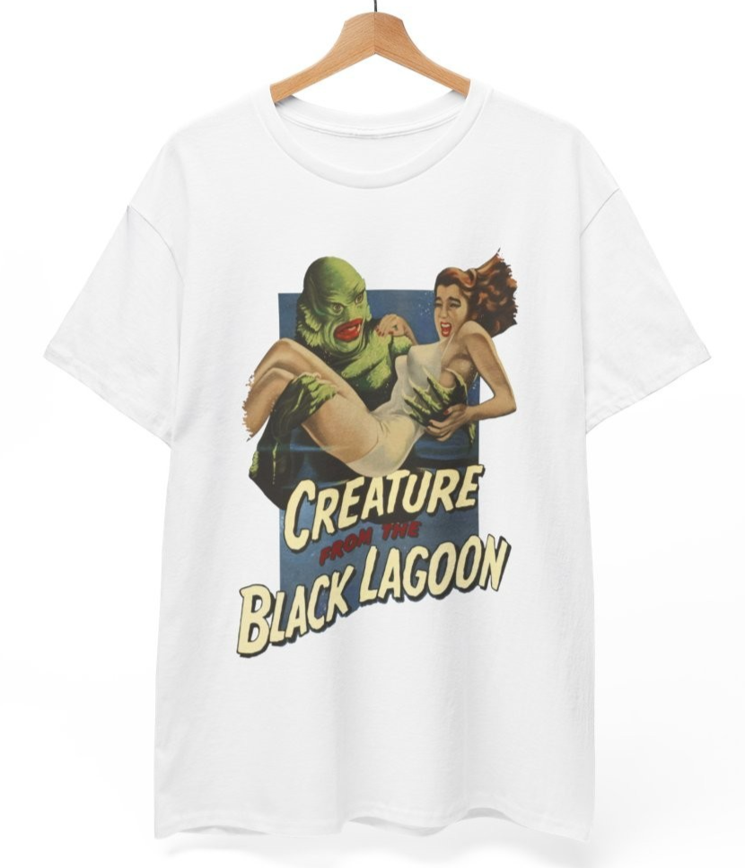 Creature From The Black Lagoon Horror Movie Top Tee Best Cute Gift, Unisex Shirt