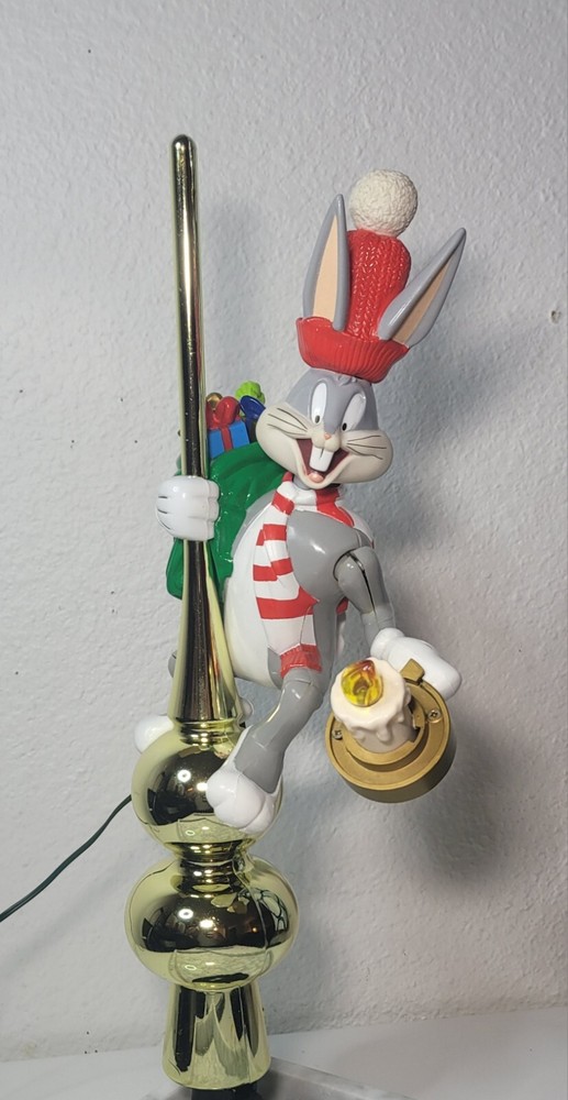 1995 Bugs Bunny Анимированный Топпер для Рождественской Елки - Проблемы с Электрикой