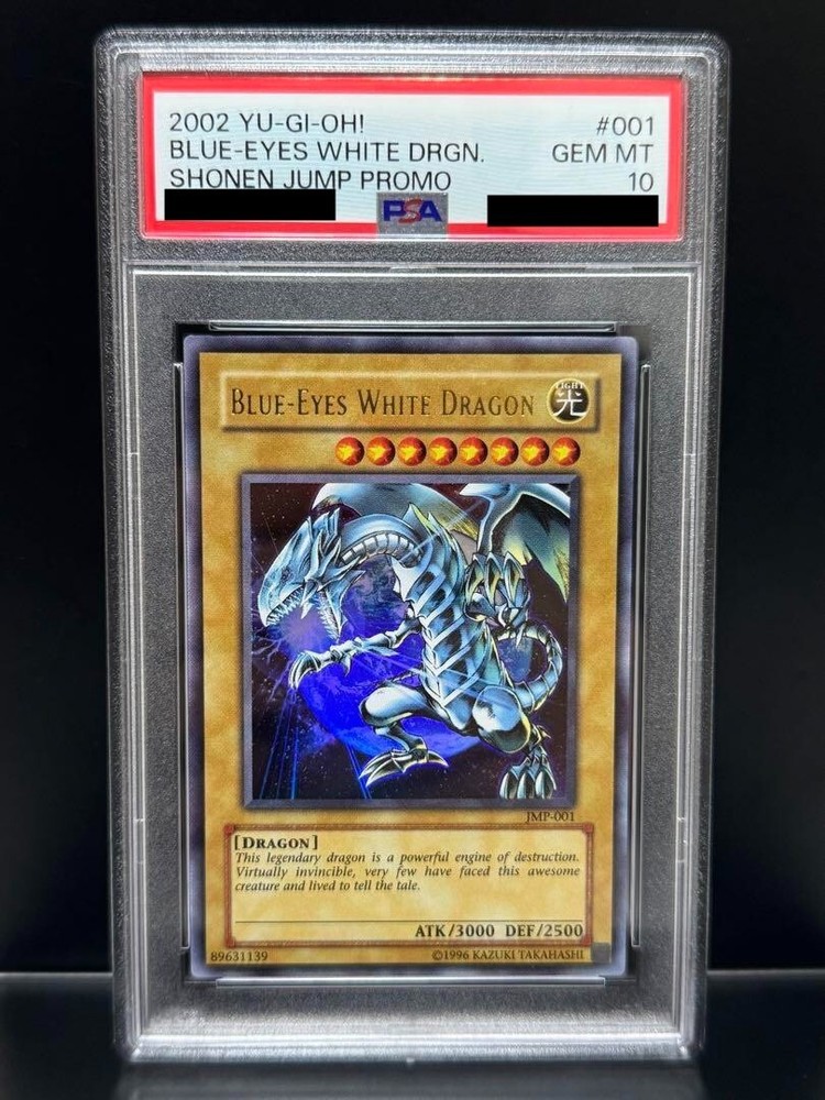 PSA10 Graded Blue-Eyes White Dragon Ultra Rare 2002 Jump Promo YuGiOh English Version