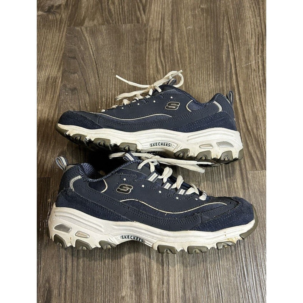 SKECHERS Sneakers D'LITES ME TIME Womens Size 7.5 Blue SHOES Multicolor Walking