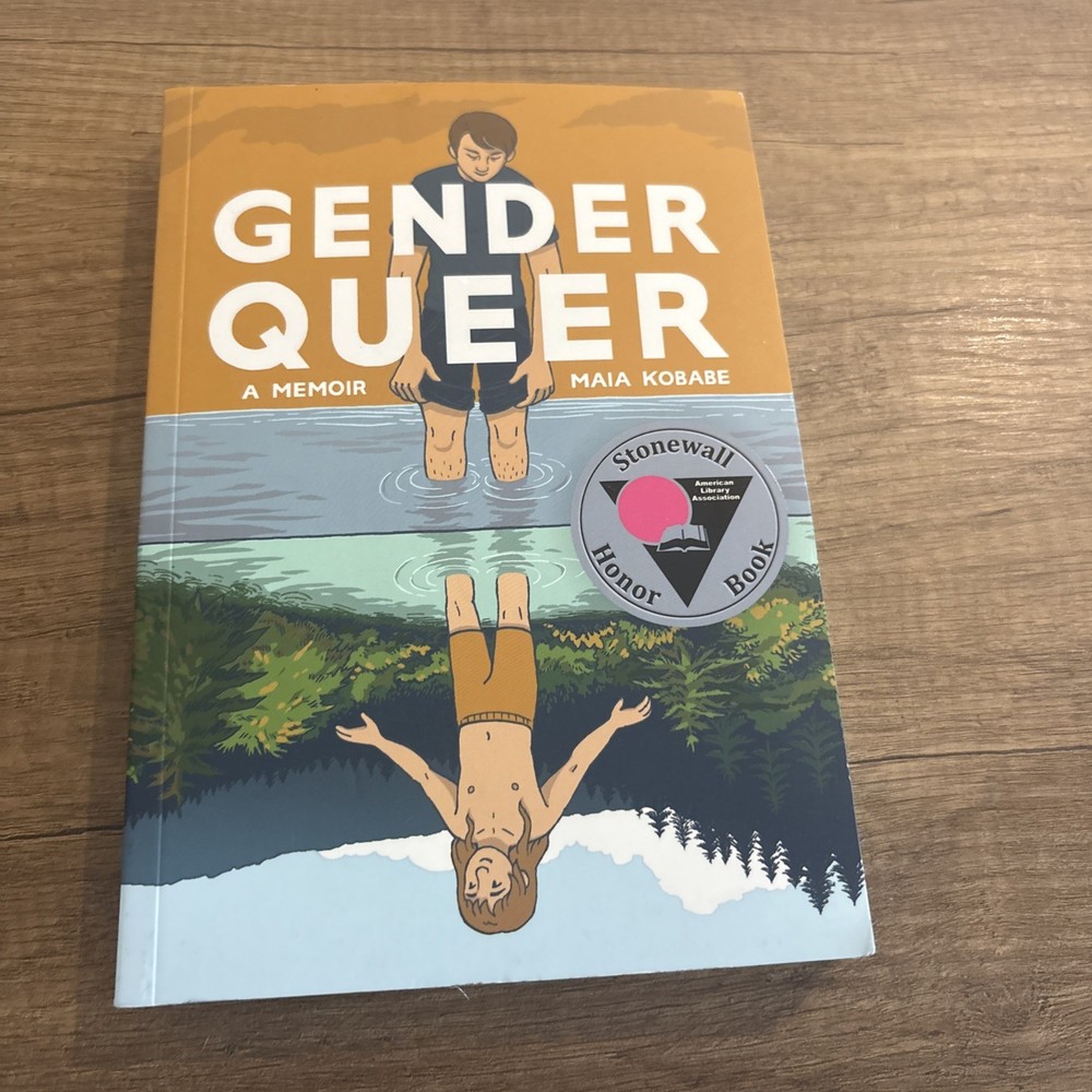 Gender Queer by Maia Kobabe LGBTQ Memoir Paperback Banned Book Stonewall Honor Award