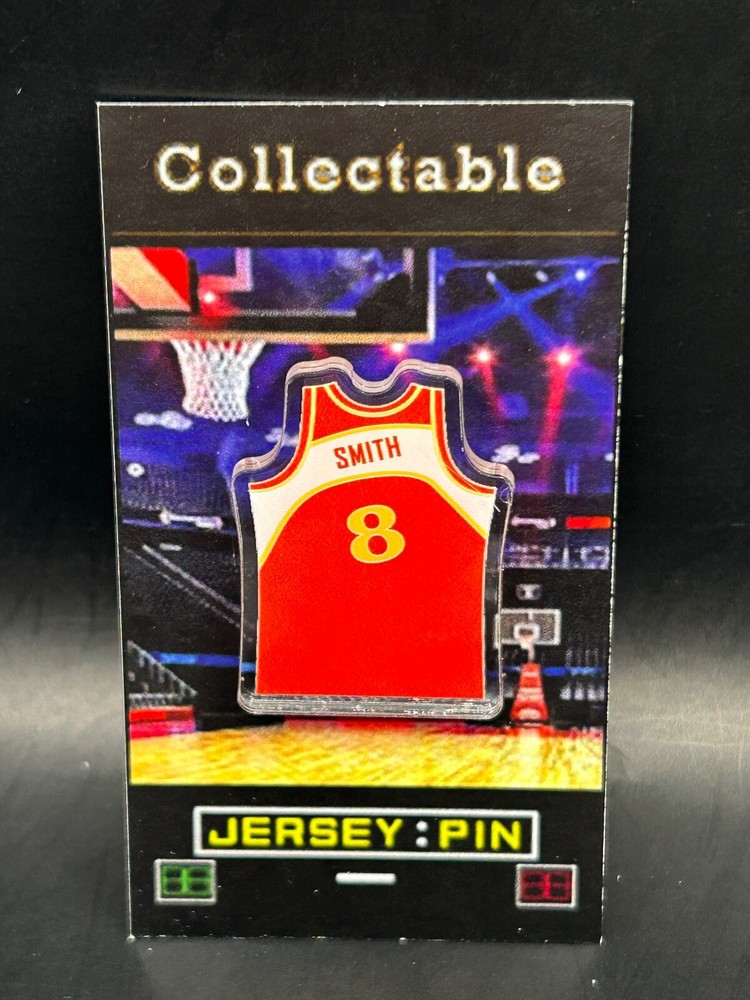 Vintage Atlanta Hawks Steve Smith Jersey Lapel Pin - Classic ATL Collectible  