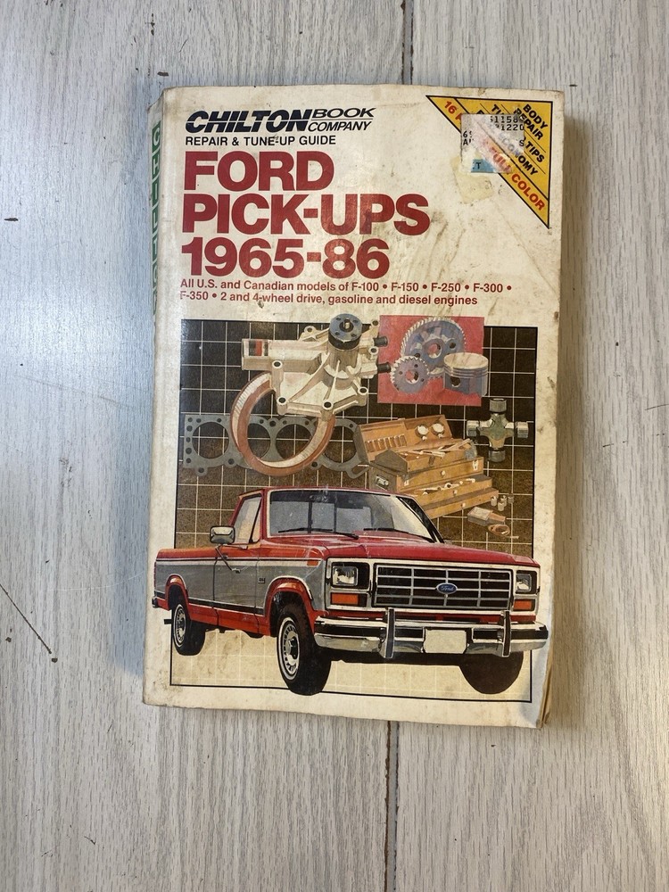 Chilton Ford Pick-ups 1965-86 Repair Book & Chevrolet 6913