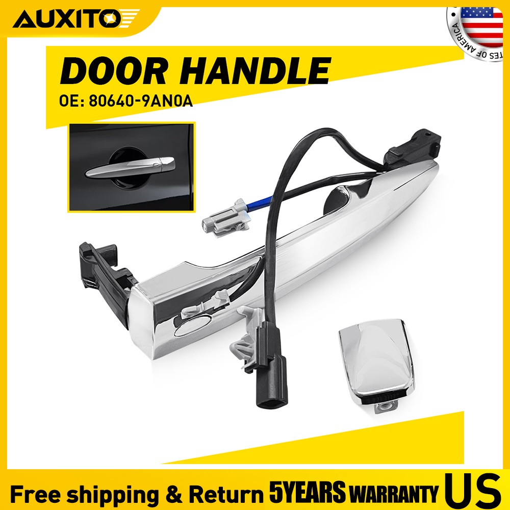 Front Left Driver Exterior Door Handle Fits 2015-2019 Nissan Sentra 80640-9AN0A