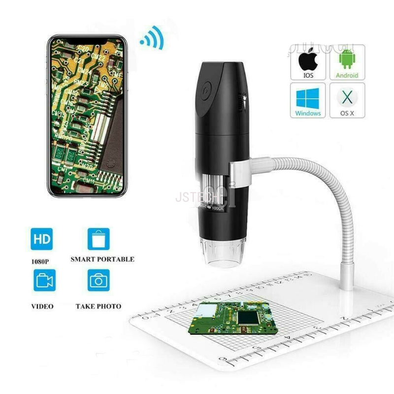 200MP Digital Microscope Wireless WiFi 1000X USB Magnifier f/iOS Andriod 2024NEW