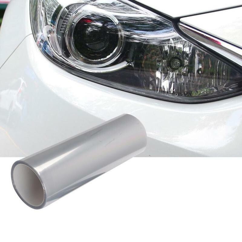 Vinyl Car Headlight Lamp Protector Film Sticker Anti-Scratch Transparent Sheet