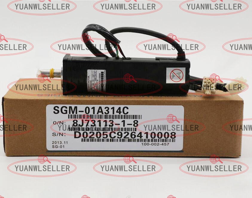 1PC NEW Yaskawa servo motor 100w motor SGM-01A314C