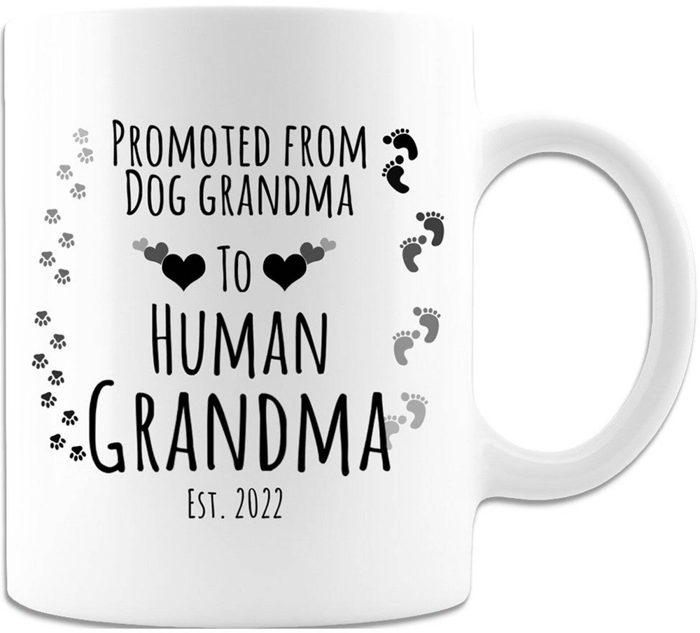 New Grandma Coffee Mug  Pregnancy Announcement Gift New Baby Grandmother Mug