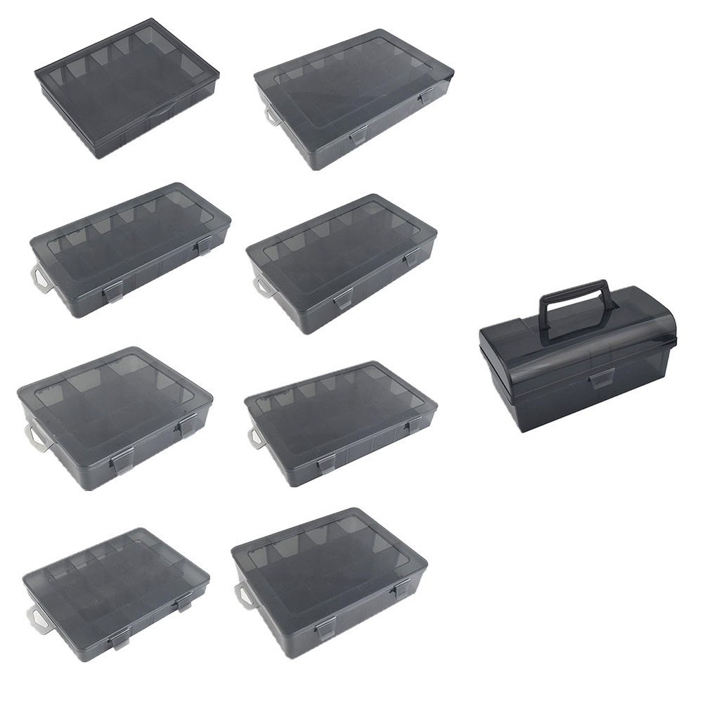 Durable Plastic Grid Box for Organizing Tool Parts & Accessories