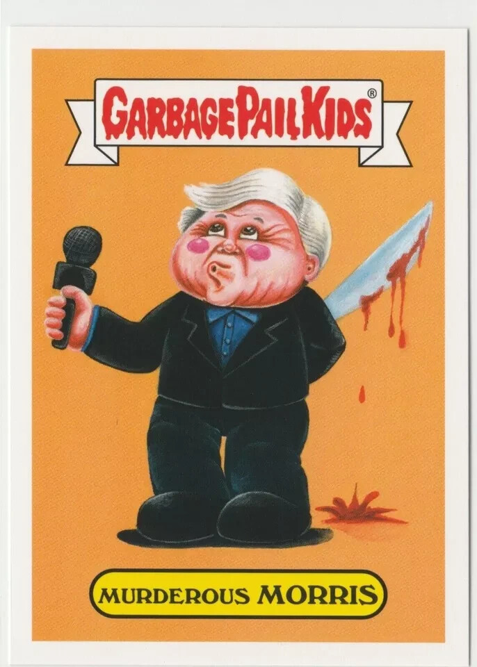 Murderous Morris #6b Garbage Pail Kids GPK 2016 Prime Slime Trashy TV Trading Card