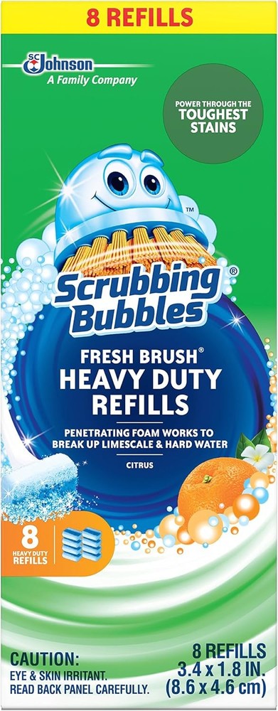 Scrubbing Bubbles Toilet Bowl Wand Refills Fresh Scent 8 Count