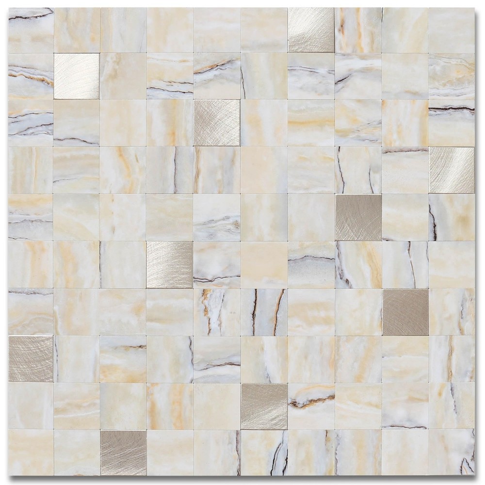 Self-Adhesive Peel and Stick Mosaic Tile Backsplash for Kitchen Bathroom RV