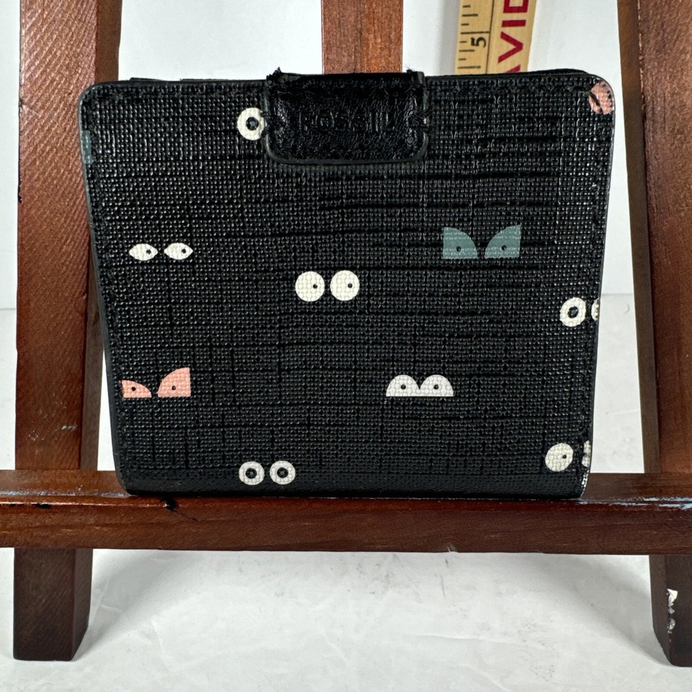 FOSSIL RFID MINI COMPACT CARD Wallet QUIRKY CLASSY