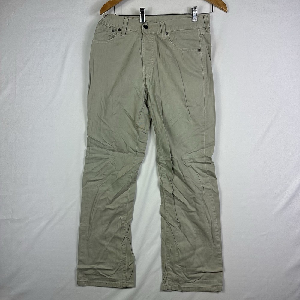Levi's 582 Jeans Men's 30x32 Straight Leg Regular Fit Grey Light Wash Denim