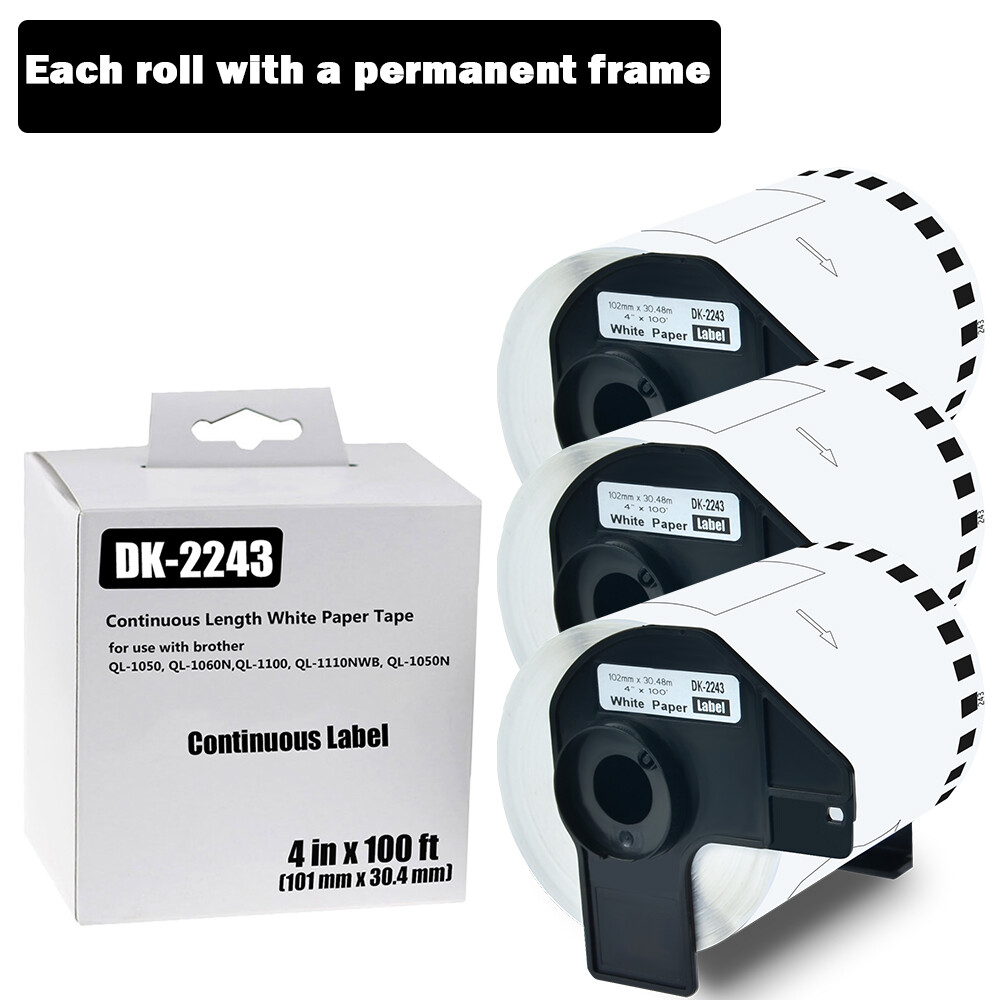 Brother QL-1060N 1050N DK-2243 Address Label Tape 4