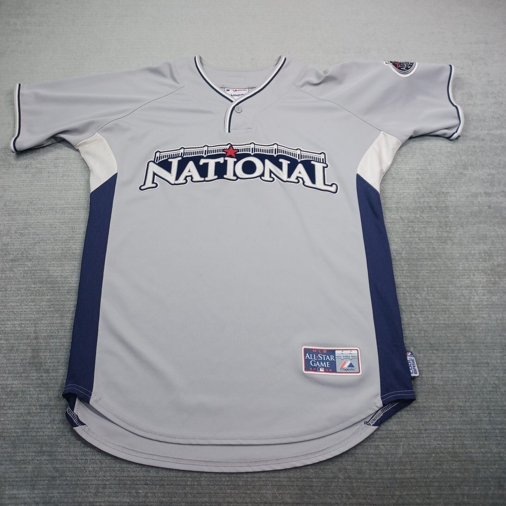 National League Team Jersey Men M MLB All Star Game 2008 Yankee Stadium Majestic