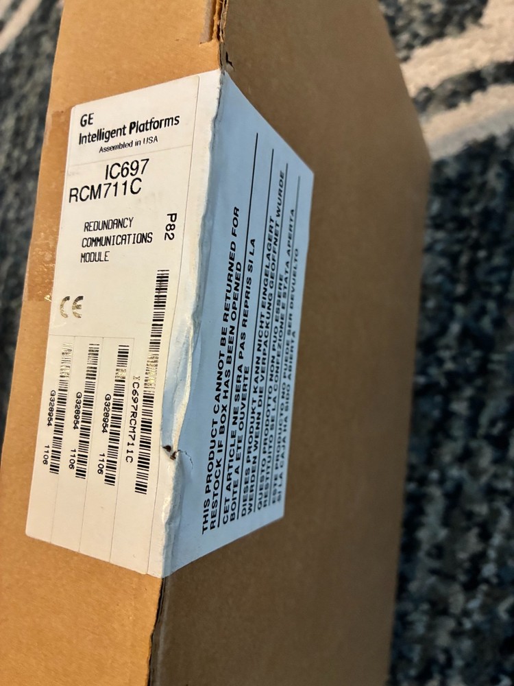 GE Fanuc Item# IC697RCM711 Redundancy Communications Module - Sealed Factory Box