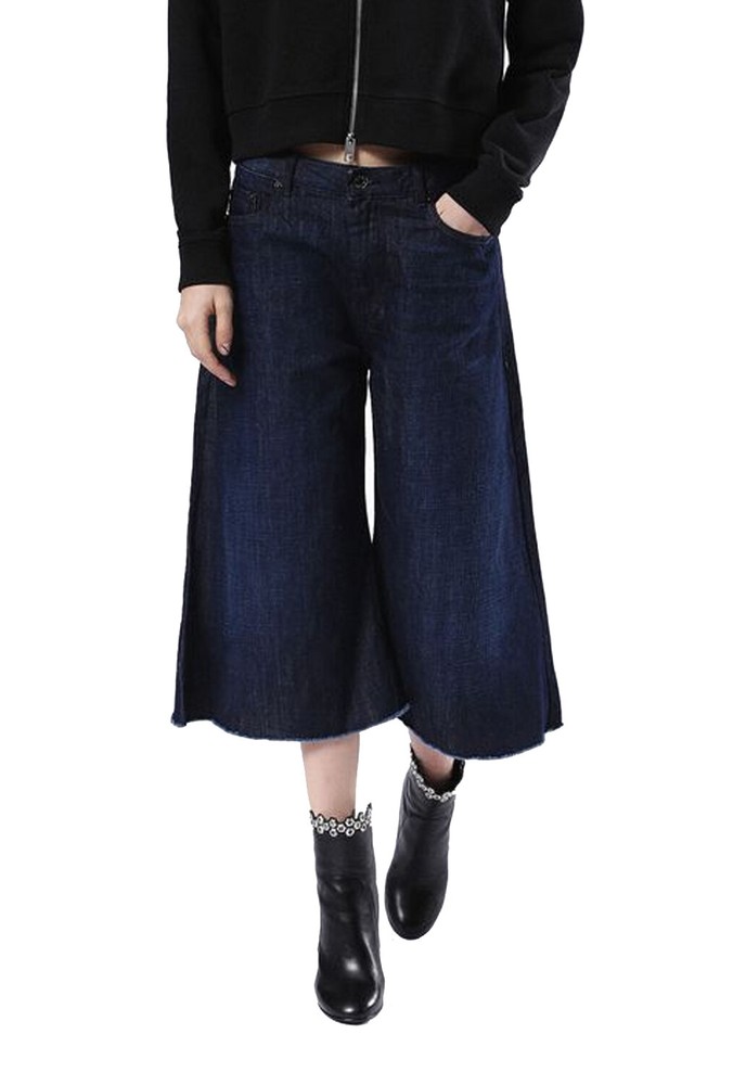 Diesel DE-Ever 0676B Women 3/4 Jeans Linen