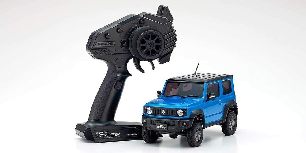 1/28 Mini-Z 4WD Jimny Sierra RTR Blue Electric RC Car KYO32523MB