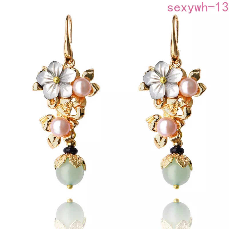 Stylish Dangle Earrings in Vintage Ethnic Design Featuring Copper Jewelry for Timeless Elegance