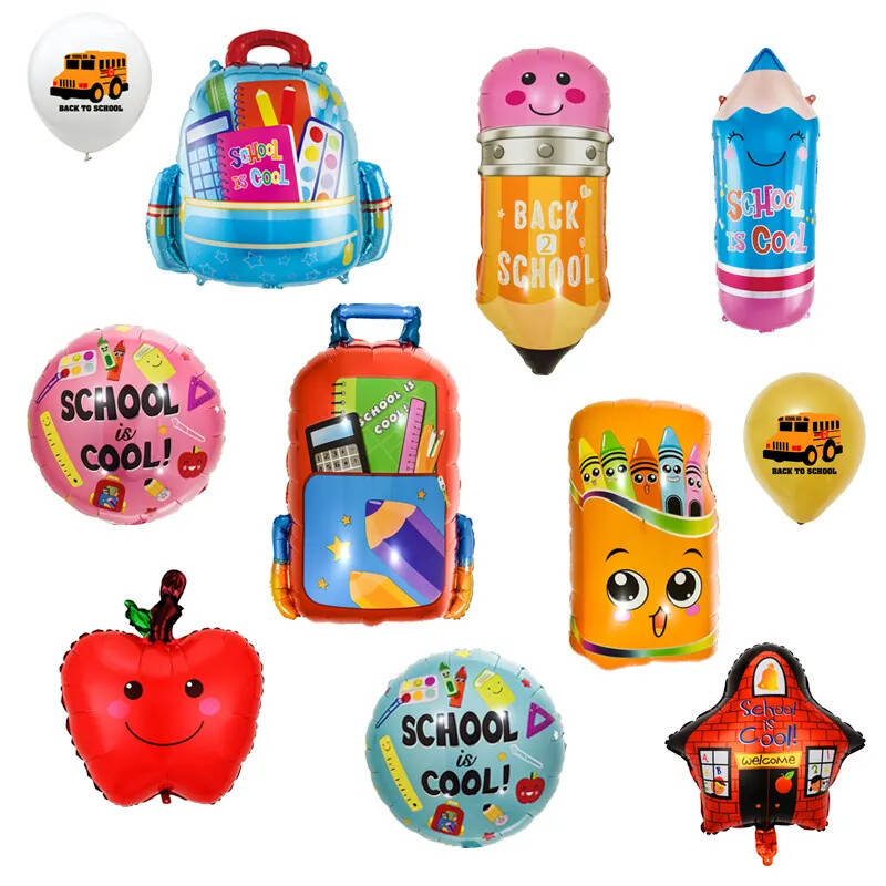 Helium Back to School Kindergarten Foil Balloons Fashion Children Party Balloon-image