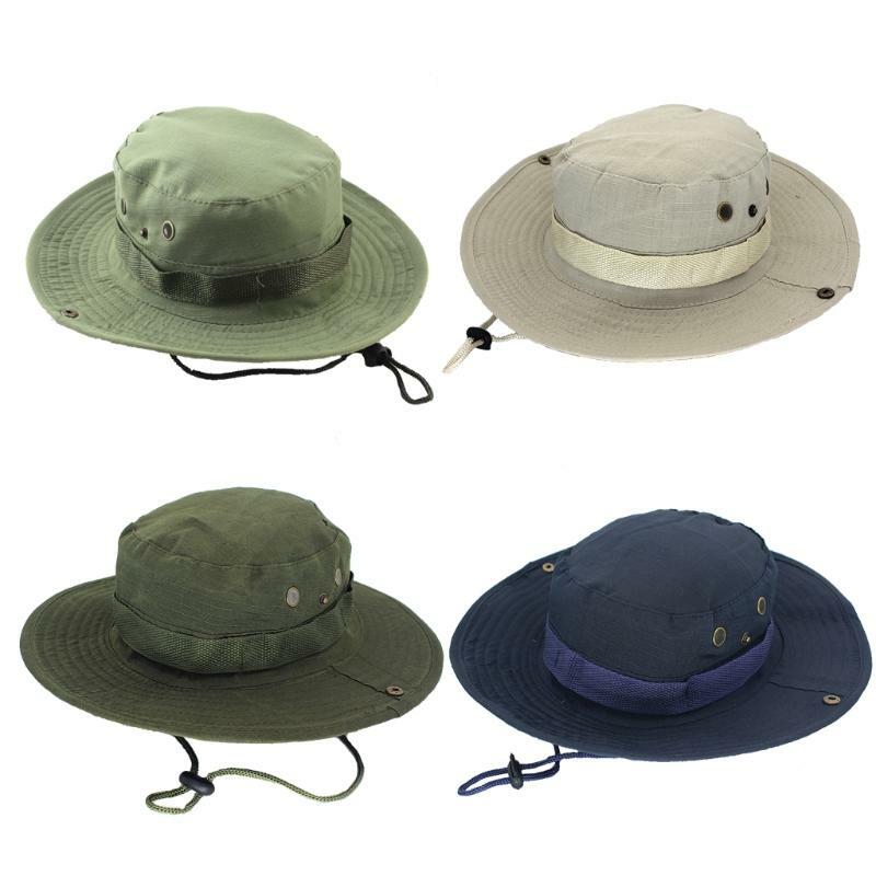 Men's Camo Boonie Hat for Fishing Hunting Jungle Outdoor Adventures