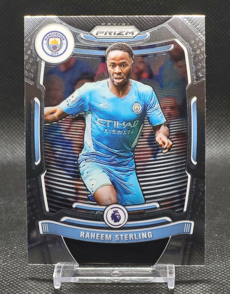 2021-22 Panini Prizm Premier League Raheem Sterling #10 Manchester City