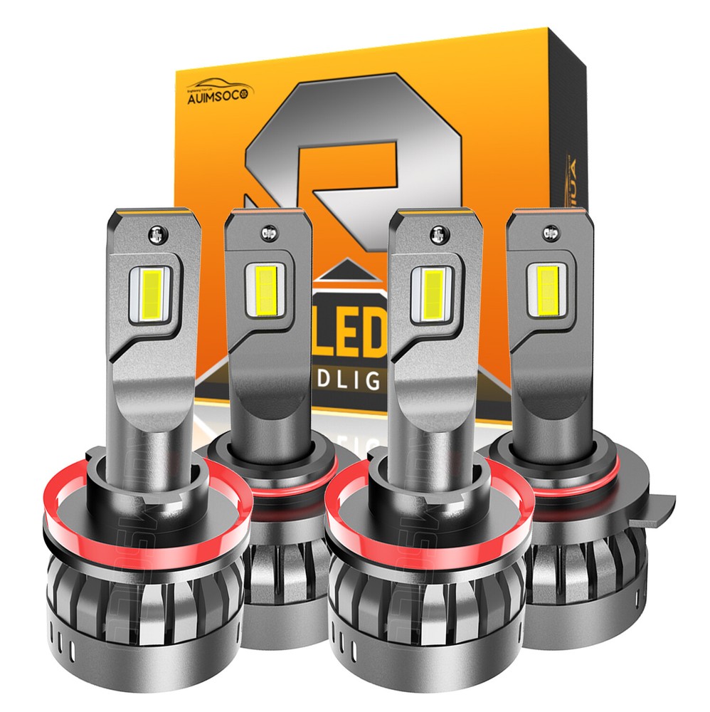 For GMC Yukon 2015 2016-2018 LED Combo Light Headlights Hi+Low Beam Bulbs 6000K