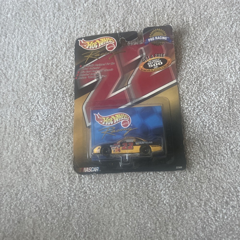 1:64 Hot Wheels NASCAR 1999 Pro Racing Car CAT #22 WARD BURTON