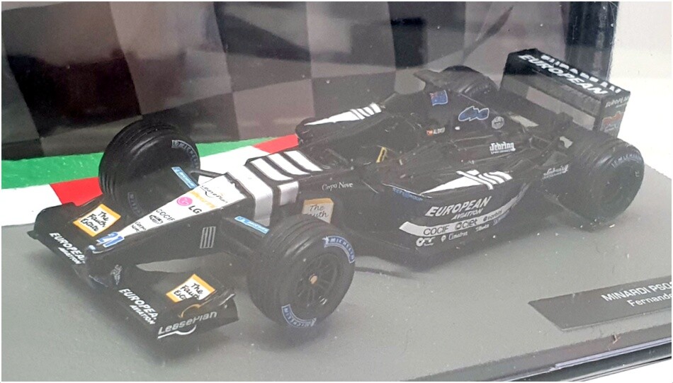 1/43 Altaya Minardi PS01 F1 2001 Fernando Alonso Blue Model