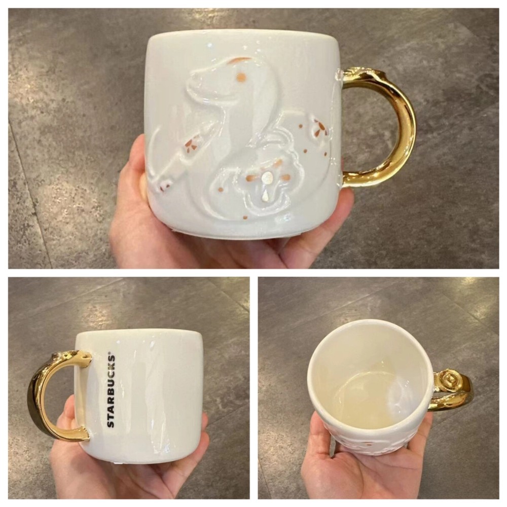 Starbucks 2025 Year of the Snake 12oz Ceramic Mug for Good Luck-image