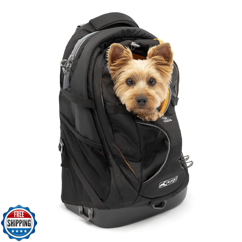Kurgo G-Train - Dog Carrier Backpack for Small Pets - Cat and Dog Backpack fo