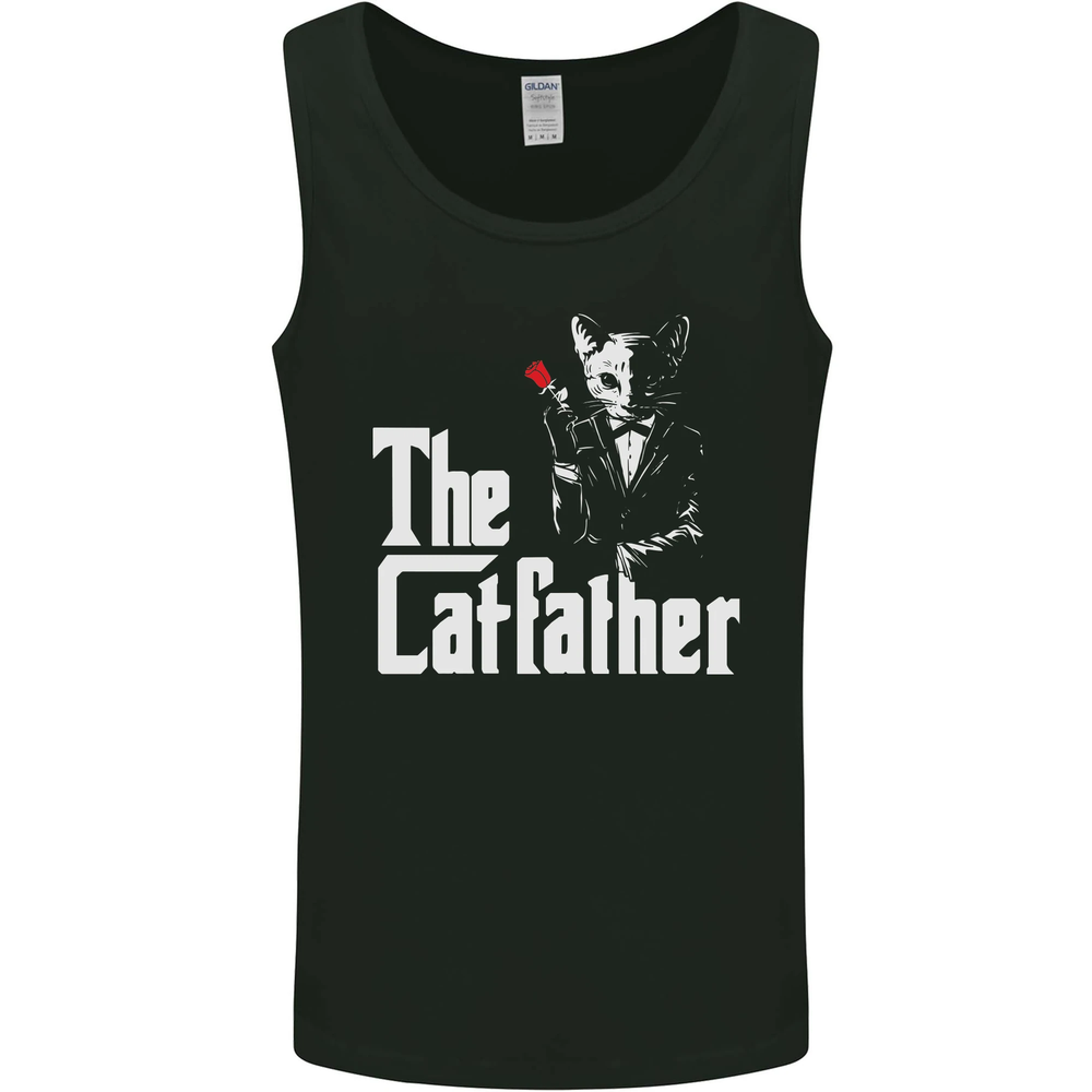 The Cat Father Parody Kitten Lover Animal Mens Vest Tank Top