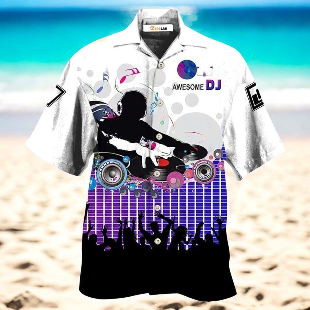 DJ Awesome Sound Remix Hawaiian Shirt