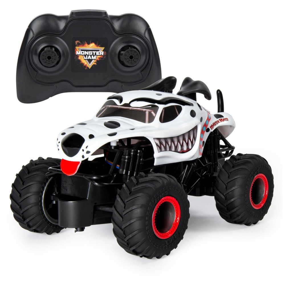 , Official Monster Mutt Dalmatian Remote Control Monster Truck for Boys and G...