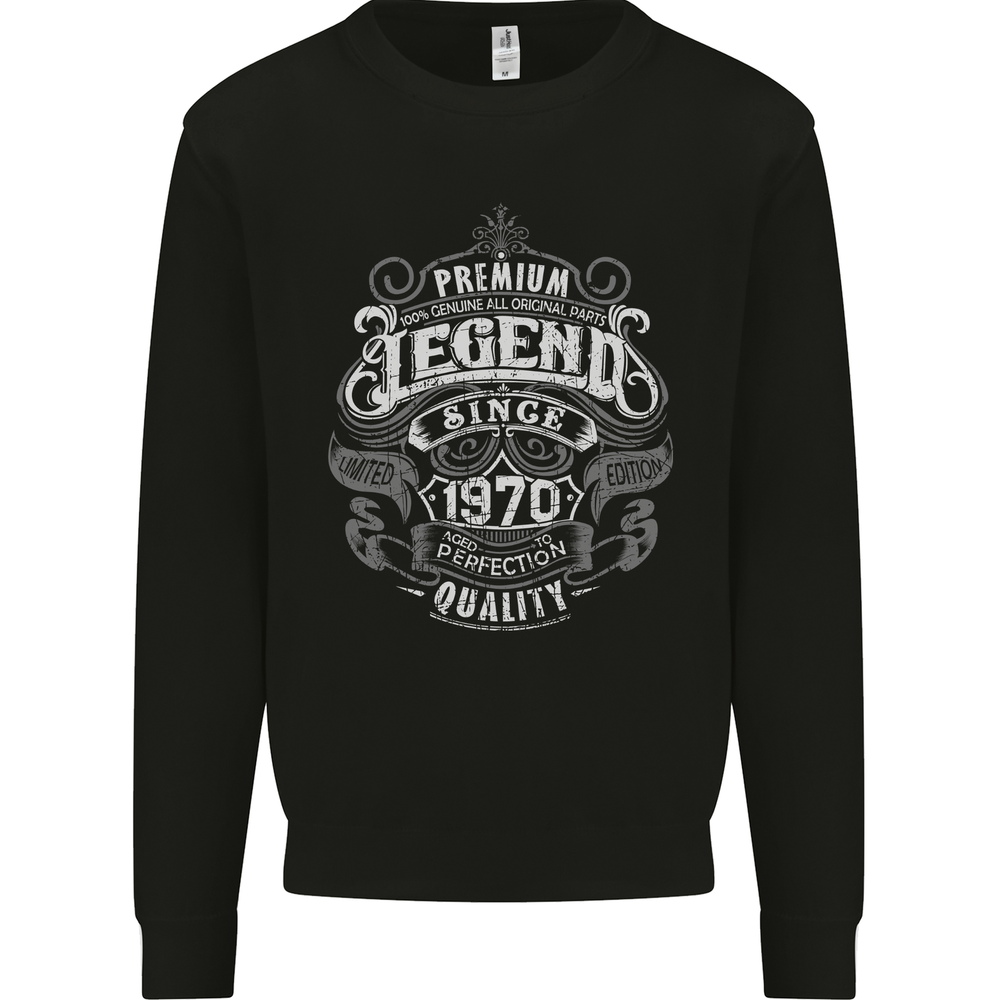 Premium Legend 55th Birthday 1970 Mens Sweatshirt Jumper