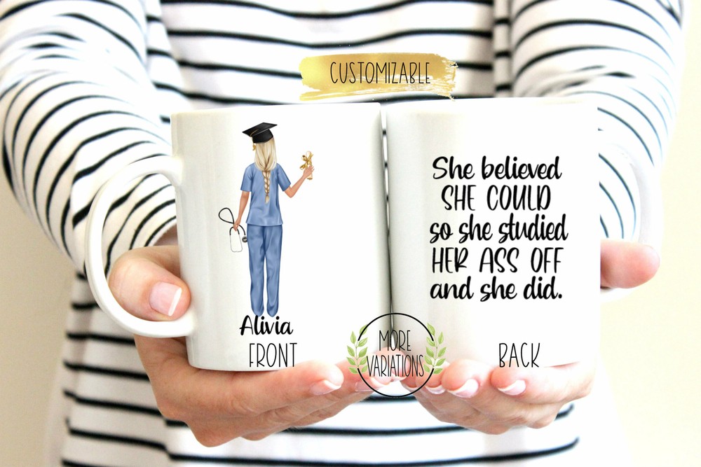 Personalized Nurse Graduation Gift Nurse Gift Nurse Mug Nurse Appreciation She