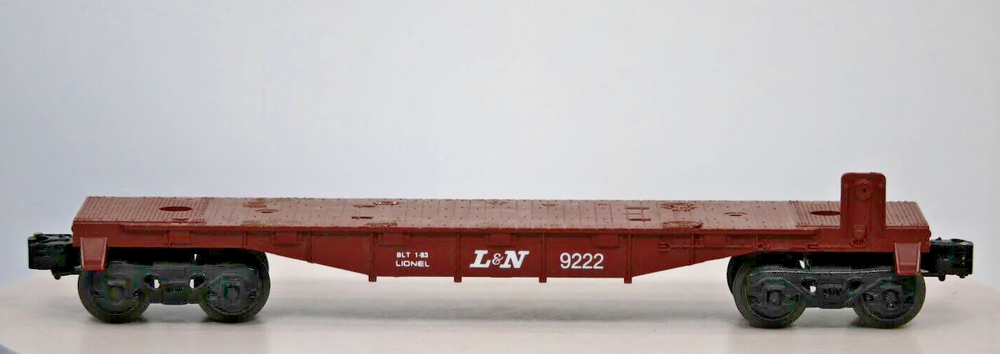 Lionel O Gauge MPC Era L&N Flatcar 6-9222