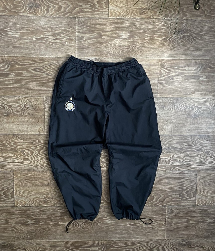 Nike Nylon Inter Milan FC Baggy Parachute Pants size M TrackPants