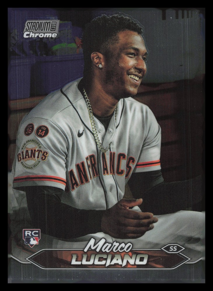 2024 Stadium Club Chrome Marco Luciano Rookie Card #224